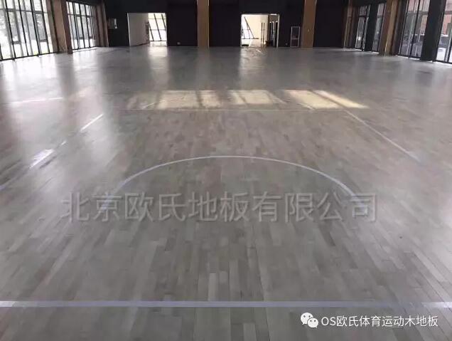 河南周口市沈丘青少年活動中心體育館運(yùn)動木地板成功案例-3